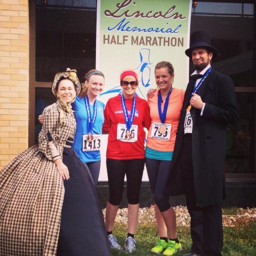 Lincoln Presidential Half-Marathon on April 6,2013
